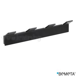Черна четворна закачалка Bemeta Nero