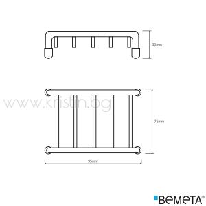Сапунерка мрежа Bemeta Cytro, свободностояща