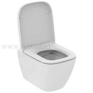 WC  комплект I.LIFE S 48 см с капак с метални панти и структура за вграждане Prosys 120P с бутон Oleas P3 хром.