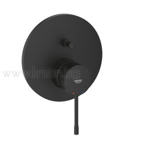 Grohe Phantom Black черен мат, Essence и Rainshower Mono 310  с рамо за стена, комплект за вграждане