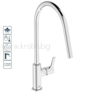 Смесител за кухня с висок подвижен R чучур, Gusto Ideal Standard