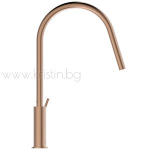 Смесител за кухня с висок подвижен R чучур, Gusto Ideal Standard, розов залез