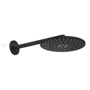Комплект за вграждане Grohtherm Smartcontrol Phantom Black черен мат, с душ пита Rainshower SmartActive 310