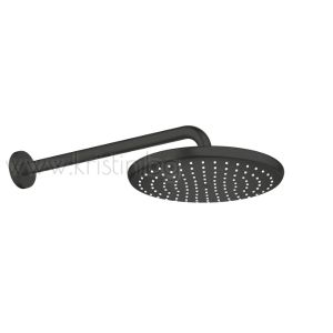 Комплект за вграждане Grohe Grohtherm черен мат, с душ пита Tempesta 250