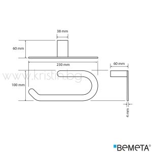 Държач-халка за кърпи Bemeta Galla