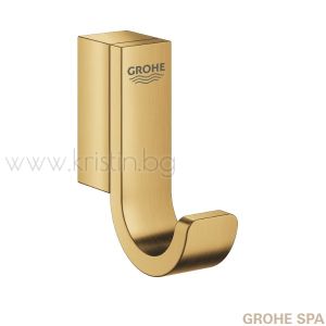 Единична закачалка за халат Grohe Selection, в цвят Brushed Cool Sunrise