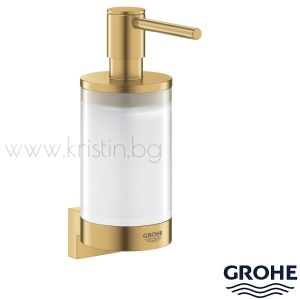 Държач за чаша или дозатор Grohe Selection, в цвят Brushed Cool Sunrise