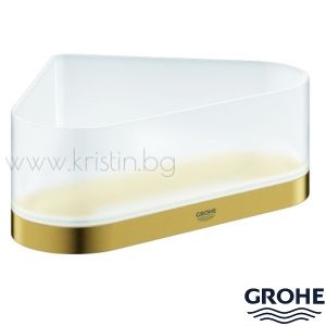 Ъглова душ кошница Grohe Selection, в цвят Brushed Cool Sunrise