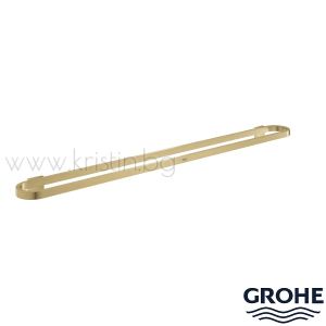 Овален държач за кърпи 80 см Grohe Selection, в цвят Brushed Cool Sunrise
