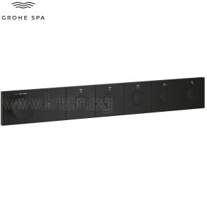 Термостат за вграждане Grohtherm Aqua Tiles Smartcontrol, Phantom black, с пет изхода