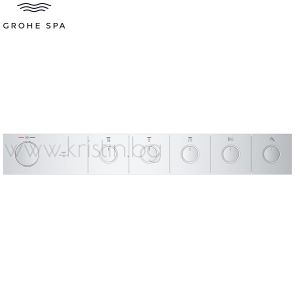 Термостат за вграждане Grohtherm Aqua Tiles Samrtcontrol, хром, с пет изхода