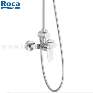 Душ система с едноръкохватков  смесител Roca Victoria M