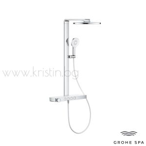 Grohe Rainshower Aqua Pure Smartcontrol, кръгла душ пита, ръчен душ с филтър за премахване на хлор