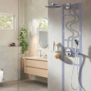 Комплект термостат за вграждане Grohe SmartControl, душ пита Rainshower Active, ръчен душ SmartActive 130 и Rapido Shower Frame Duo