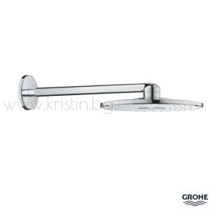 Комплект термостат за вграждане Grohe SmartControl, душ пита Rainshower Active, ръчен душ SmartActive 130 и Rapido Shower Frame Duo