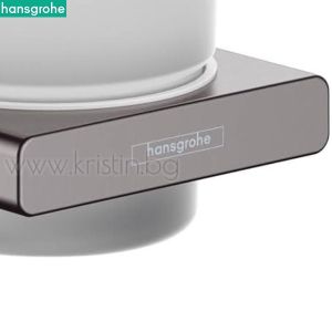 Дозатор за течен сапун Hansgrohe Addstoris, матиран черен хром
