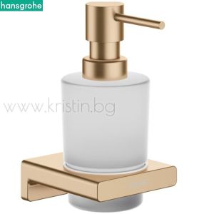 Дозатор за течен сапун Hansgrohe Addstoris, матиран бронз