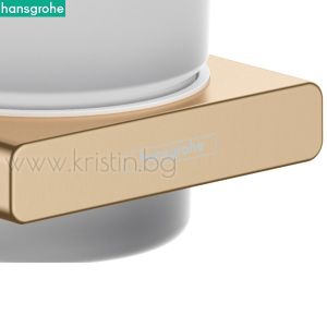 Дозатор за течен сапун Hansgrohe Addstoris, матиран бронз