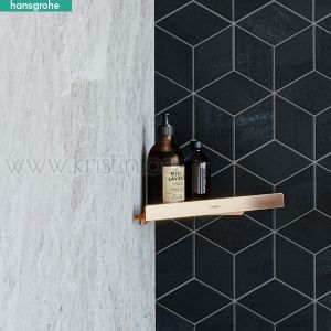Ъглова етажерка мрежа, Hansgrohe Addstoris, матиран бронз