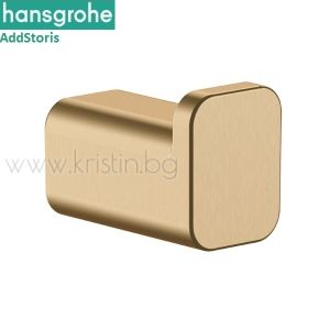 Единична закачалка Hansgrohe Addstoris, матиран бронз
