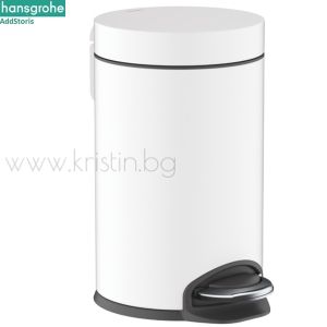 Кошче  3L Hansgrohe Addstoris, плавно затваряне, бял мат
