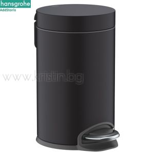 Кошче  3L Hansgrohe Addstoris, плавно затваряне, черен мат