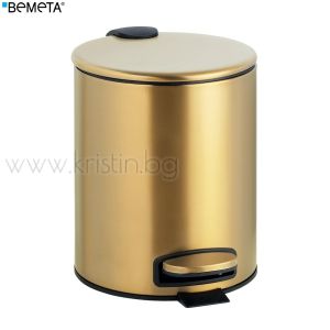 Кошче за отпадъци Bemeta Sablo, в цвят матирано злато