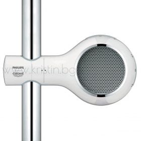 Grohe Aquatunes- безжична тонколонка за душ