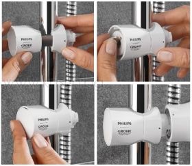 Grohe Aquatunes- безжична тонколонка за душ