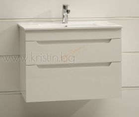 Комплект PVC шкаф за баня 76 см
