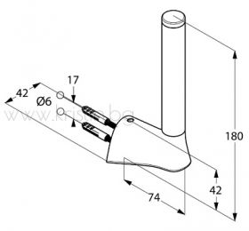 Kludi Amba 5397205, поставка за резервна тоалетна хартия