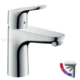 Hansgrohe Focus 100, стоящ смесител за мивка 31657000 със студен старт