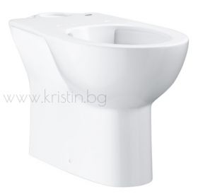 Моноблок Bau Ceramic с хоризонтално оттичане и капак с плавно затваряне