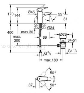 Комплект смесители за баня Grohe BauFlow и New Tempesta 100