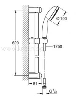 Комплект смесители за баня Grohe BauFlow и New Tempesta 100