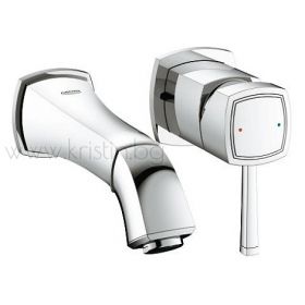 Смесител за вграждане за мивка Grohe Grandera, двудупков