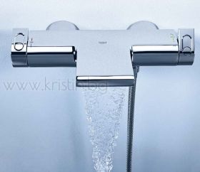 Душ система Grohe New Tempesta System 250 и термостат Grohtherm 2000