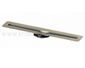 Линеен сифон Viega Advantix Flat 750-1200 мм, нисък, комплект с решетка ER10 и рамка Standard
