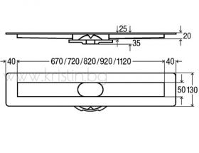 Линеен сифон Viega Advantix 4982.10