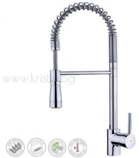 Смесител за кухня Teka Ares 939 хром, с подвижен душ