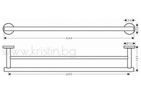 Двоен хавлийник Hansgrohe Logis Universal