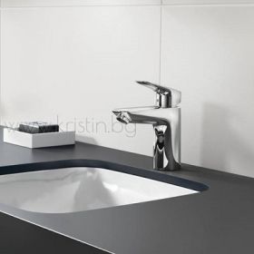 Hansgrohe Logis 100, стоящ смесител за мивка с pop-up витло