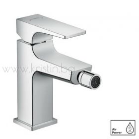 Hansgrohe Metropol, стоящ смесител за биде с push-open витло 
